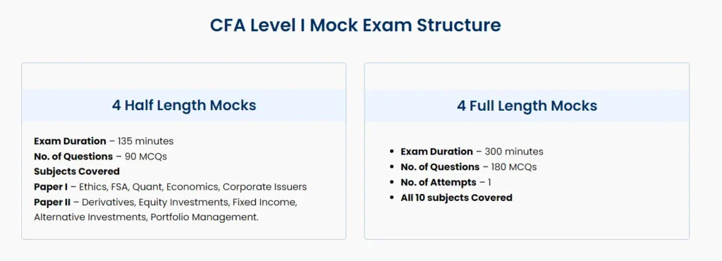 CFA Level one practice questions